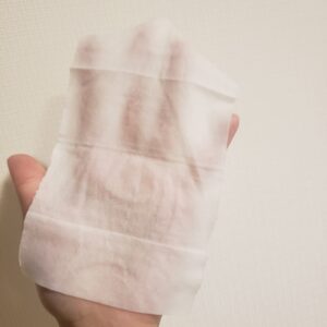 サナふき取り乳液シートはこんな感じ｜化粧品専門店柳屋